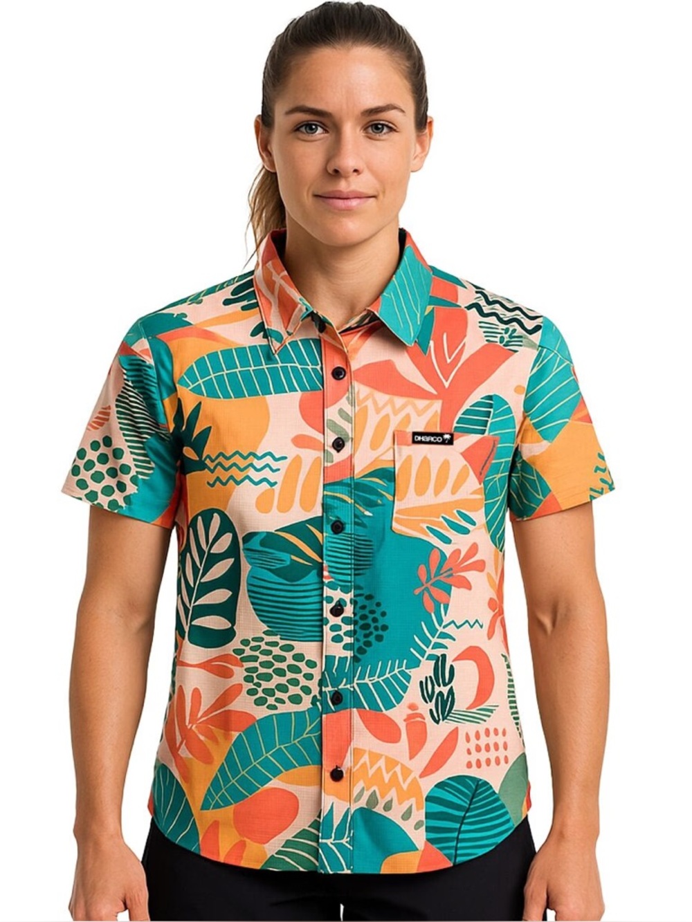 DHaRCO Exclusive Tech Party Shirt - Women's Large  Calypso Crush NWT